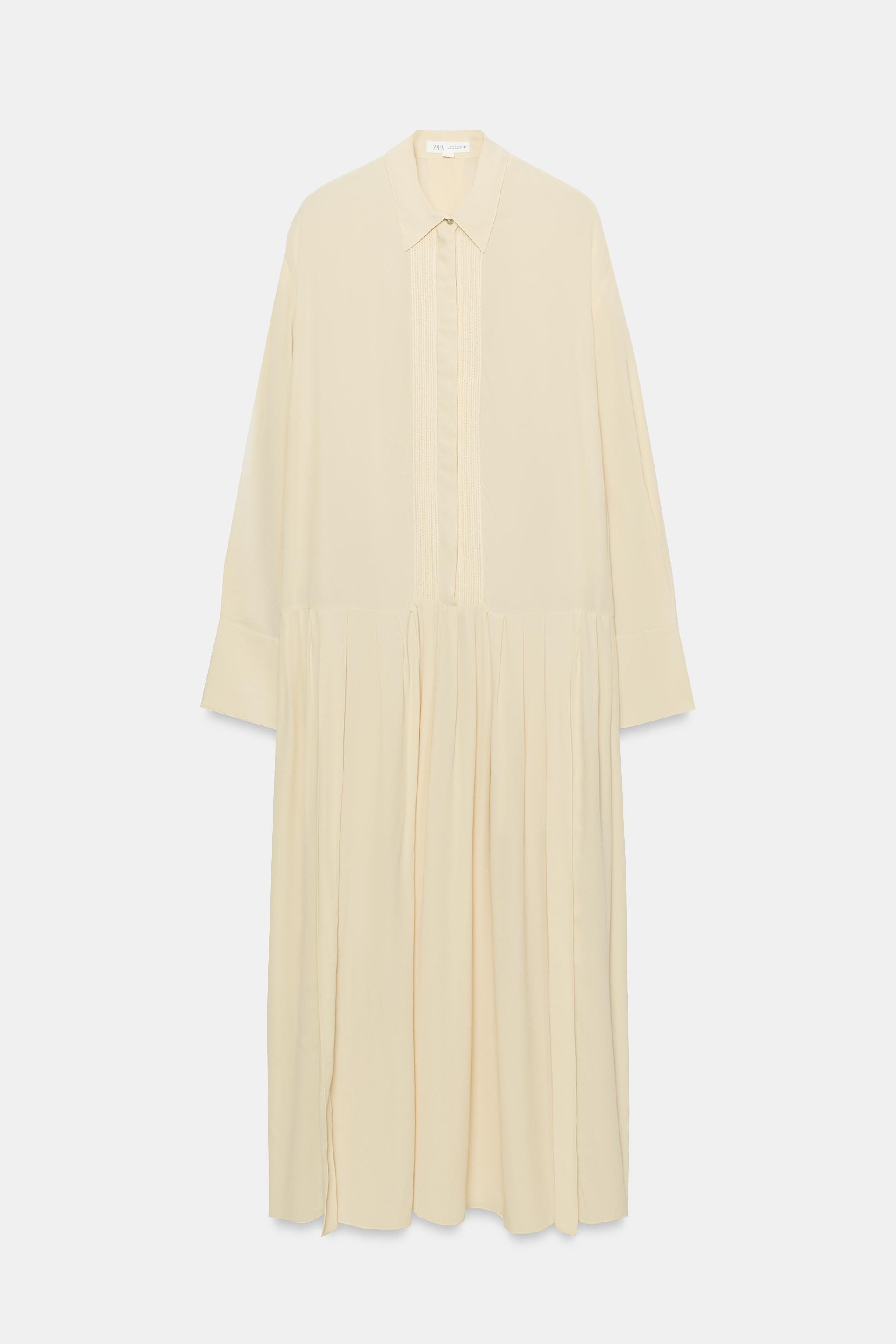 ZW COLLECTION FLOWY SHIRT DRESS